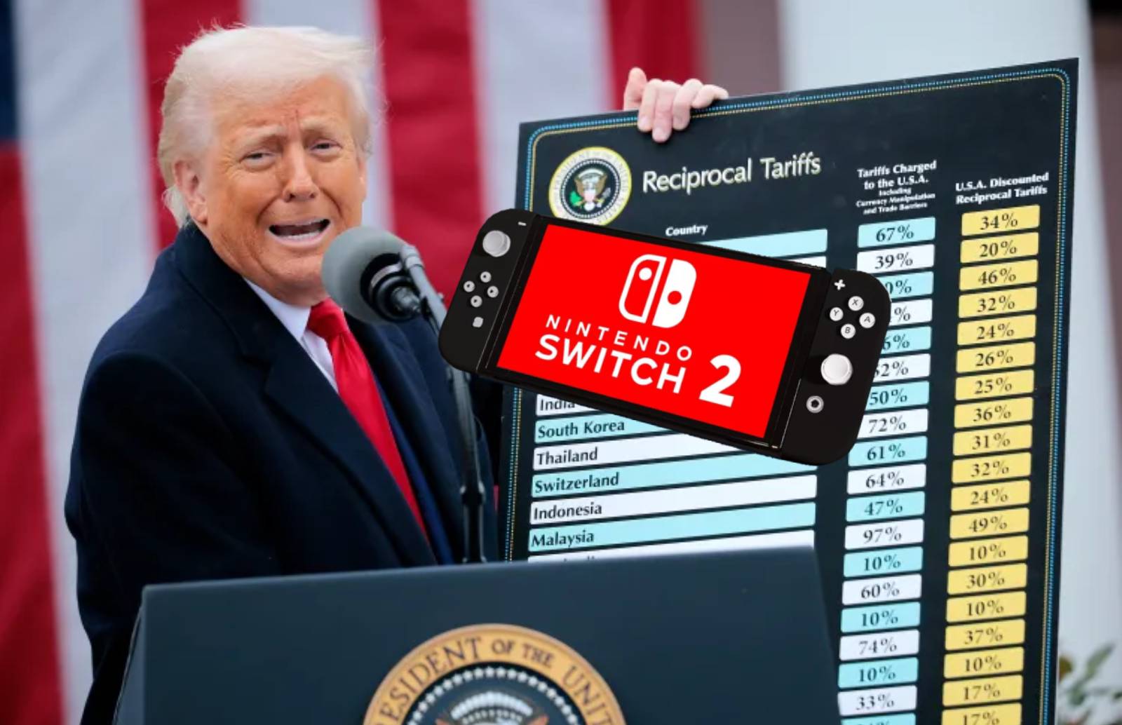 Trump tek atılımla Nintendo Switch 2 fiyatına artırım yaptı!