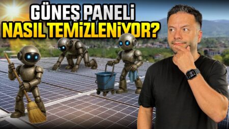 Dev güneş panelleri nasıl temizleniyor? Fabrikanın çatısında test ettik!