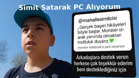 Simit satarak PC almak istedi, toplumsal medya ayağa kalktı!