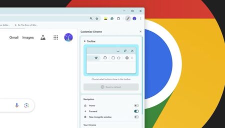 Google Chrome’a araç çubuğu özelleştirme özelliği geldi!