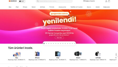 Gürgençler’den yenilenen web sitesi açılışına özel Apple eserlerinde fırsatlar!